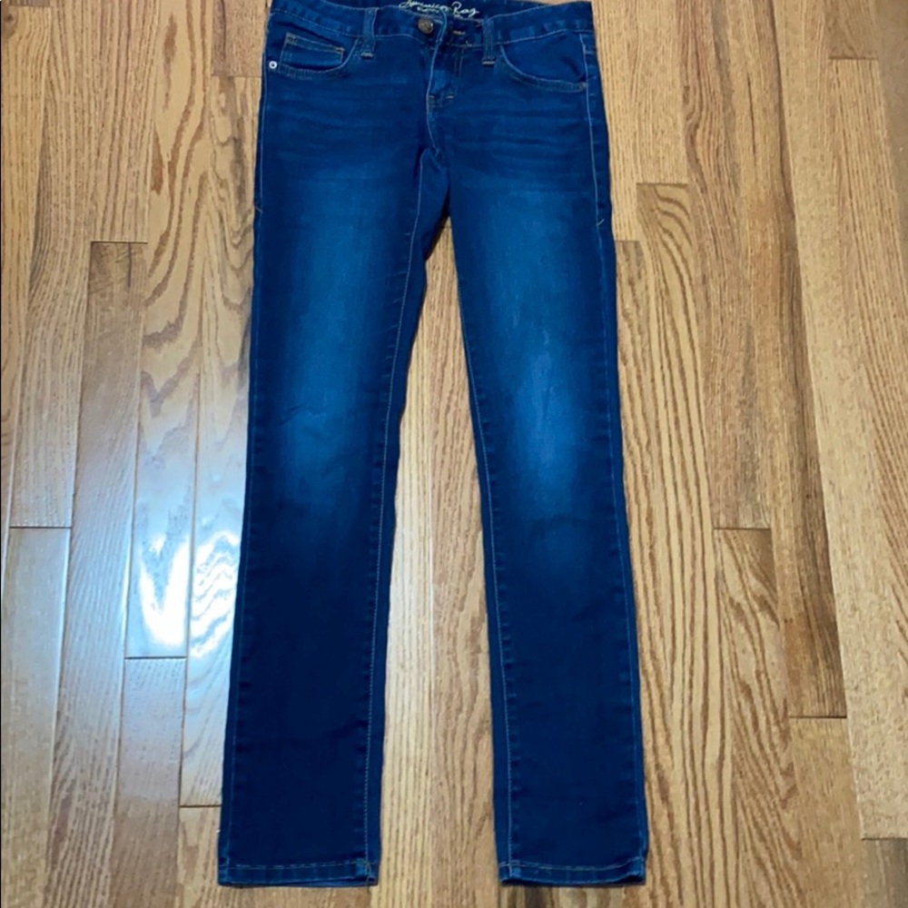 American rag dark blue denim jeans